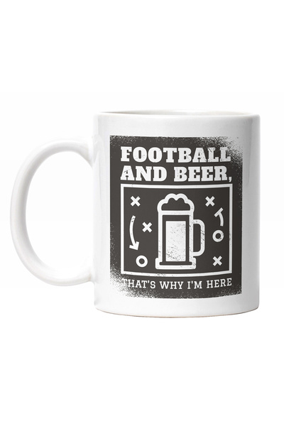 StoryGift Romania Cana Cu Mesaj Haios In Engleza Football And Beer That's Why...