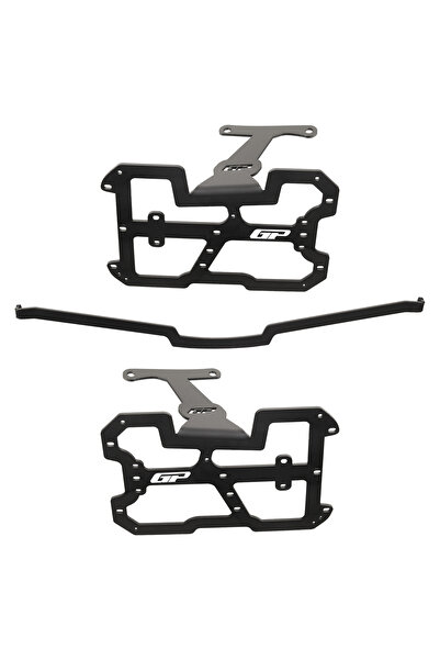 GP KOMPOZİT Honda Forza 250 2018-2025 Uyumlu Yan Çanta Demiri Siyah