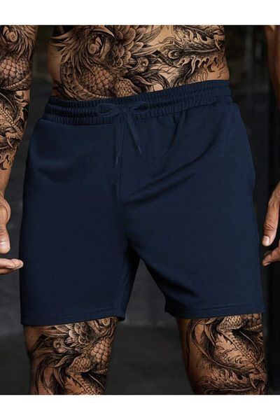 FUNSTYLE Ανδρικό καλοκαιρινό άνετο σορτς Navy Blue