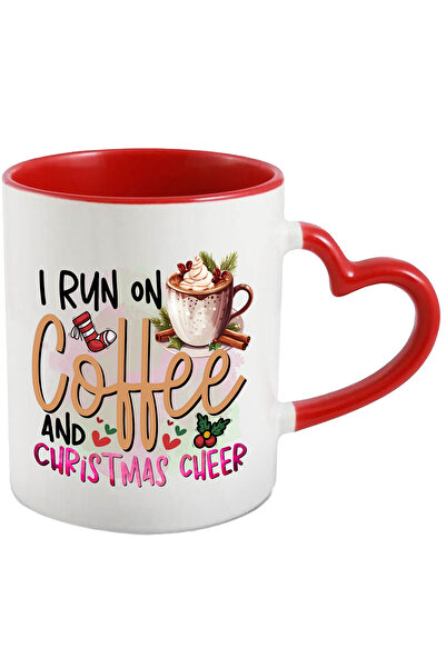 StoryGift Romania Cana cu o ceasca cu cafea cu mesajul "I run on coffee and C...