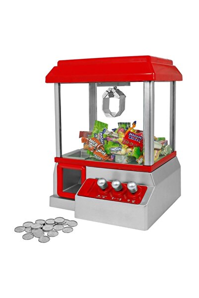 zola Automat prins bomboane si jucarii cu cleste, sunete, volum reglabil, 24 jetoane, 31x17x22 cm