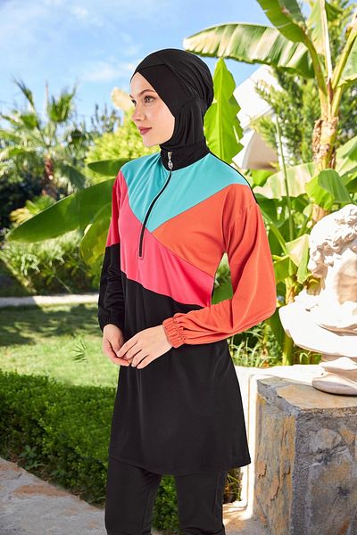 buHillco Rozamay Perla Long Sleeve Women's Hijab Swimsuit