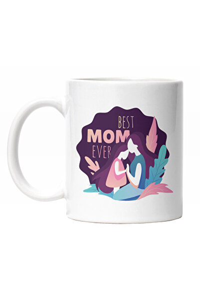 StoryGift Romania Cana Cu Mesaj In Engleza Best Mom Ever, Mama Si Fiica Imbra...