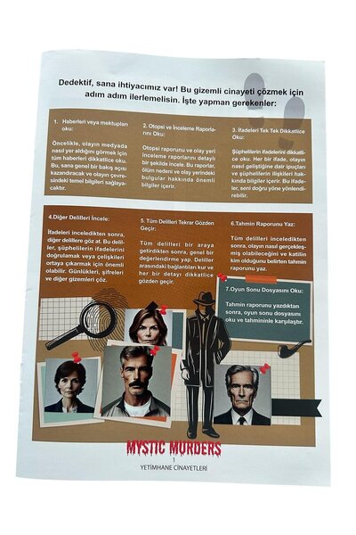 TAKIŞTIR Detective Game of Murder -Shadow Murders