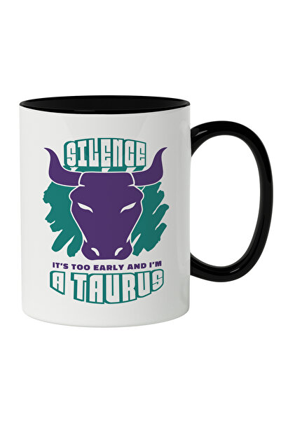 StoryGift Romania Cana Cu Semn Zodiac Taur, Text In Engleza Silance It's Too ...