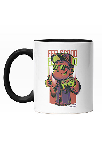 StoryGift Romania Cana Cu Baiat Cu Ochelarii De Soare Si Sapca Tinand Maneta ...