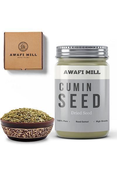 AWAFI MILL Cumin Seed | Jeera - Bottle of 100 gram / 3.5 Oz