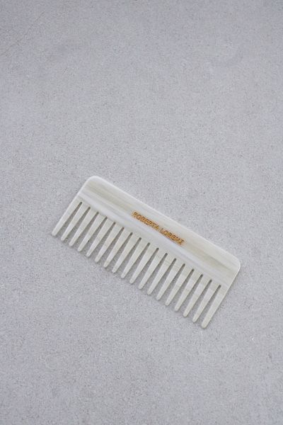 Roberta Lorenz Women's Cream Pearlescent Wide Tooth Comb I Soft and Stylish Touch in Hair