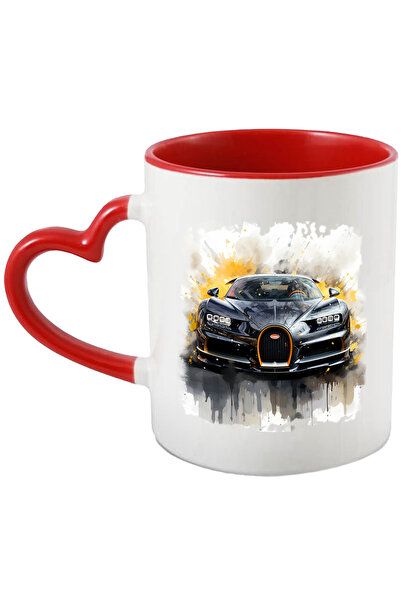 StoryGift Romania Cana Cu Masina Sport, Brand, Watercolor, Vopsea, Multicolor...