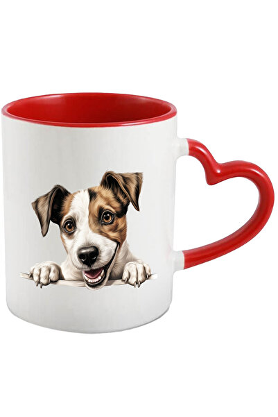 StoryGift Romania Cana cu un caine energic care sta atarnat pe gard | ilustra...