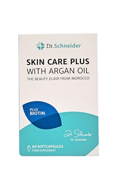 Dr.Schneider كبسولات العناية بالبشرة بلس بزيت الأرغان، 60 كبسولة
