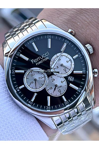 Ferrucci Inner Functions Active 30 Mt Water Resistant Steel Cord Men's Wrist Watch EFR.14084.05