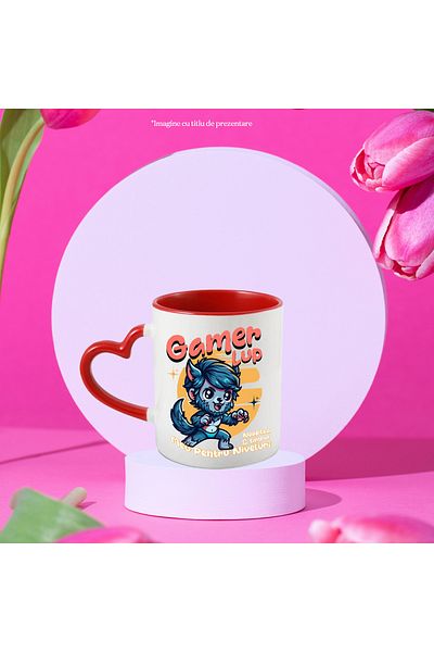 StoryGift Romania Gamer Mug Wolf Night Is My Time For Levels, 330ml, Ceramic with Handle, With ,STG