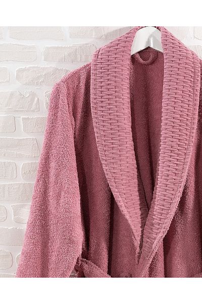 ELVİRAHOME Cotton Standard Unisex One Piece Bathrobe