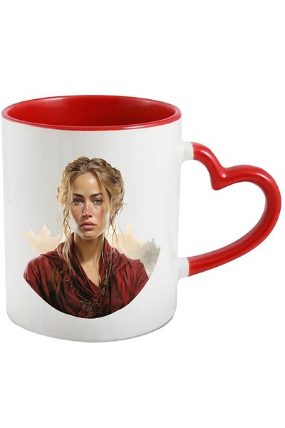 StoryGift Romania Cana Cu Game Of Thrones, Personaj, Cersei Lannister, A Song Of Ice And Fire, Ser, Cu Maner Inim