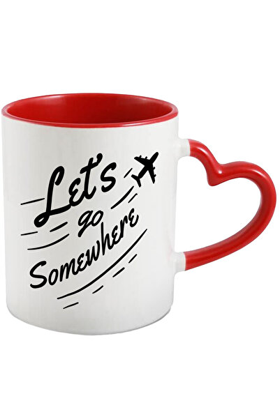 StoryGift Romania Cana Cu Mesaj In Engleza Let's Go Somewhere, Vacanta, Avion...