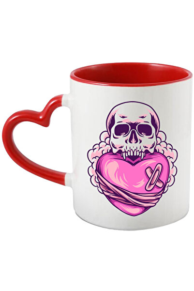 StoryGift Romania Cana Cu Craniu, Inima, Bandaj, Nori, Colti, Vampir, Multico...