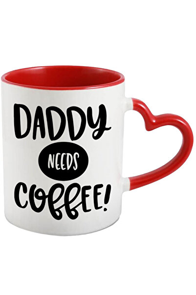 StoryGift Romania Cana cu Mesajul Amuzant in Engleza Daddy Needs Coffee, Tata...