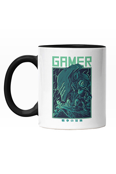 StoryGift Romania Cana Cu Scena Din Joc Video, Soldat Pe Stanca Inalta Inghet...