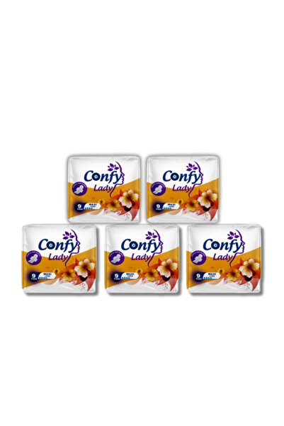 Confy Lady 45 فوط صحية ماكسي طويلة