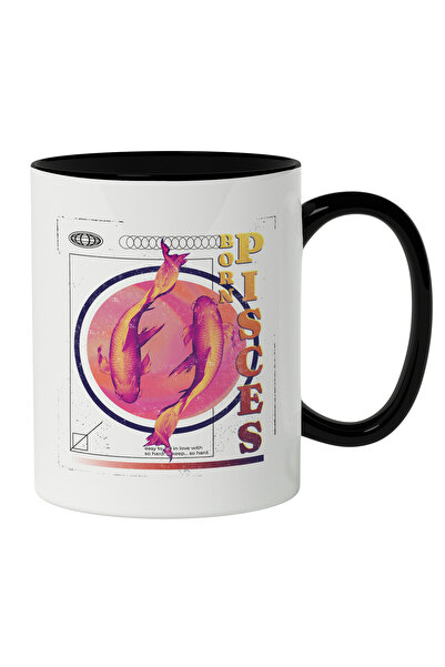 StoryGift Romania Cana Cu Semn Zodiac Pesti, Semn Simbolic Mesaj In Engleza B...