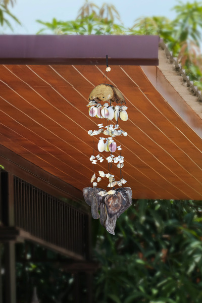 Genel Markalar Deniz Kabuklu Rüzgar Çanı & Balkon Bahçe Tavan Süsü & Doğal De...