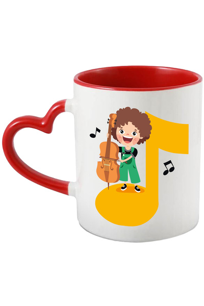 StoryGift Romania Cana Cu Muzician, Violonist, Violoncel, Instrument Muzical,...