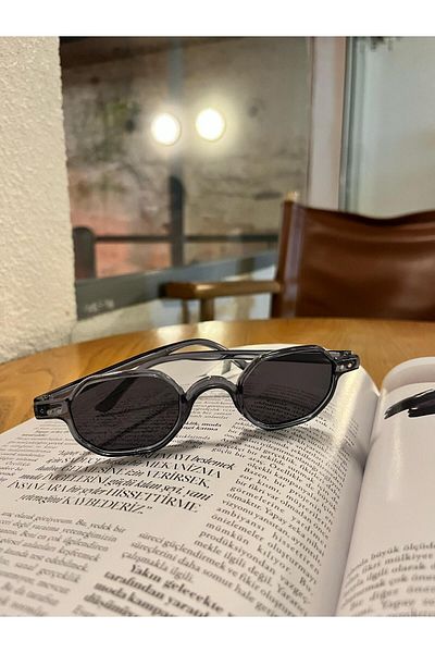 Melinora Olivia Smoky New Season Polygonal Sunglasses
