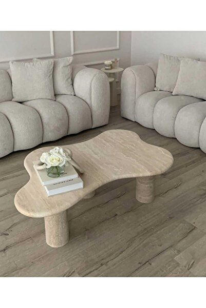 Sümeyra Marble Art BULUT - TRAVERTEN ORTA SEHPA - 60*120