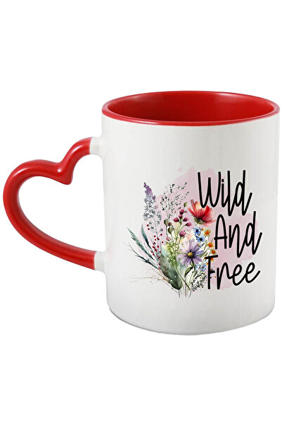 StoryGift Romania Cana cu mesajul "Wild and free", ilustratie, motivational, ...