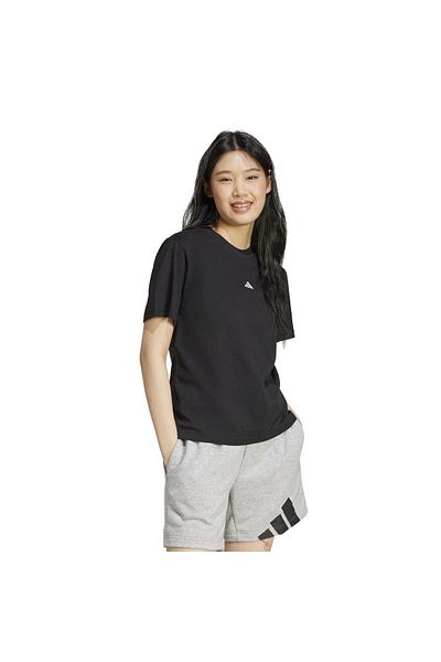 adidas تي شيرت قطني بشعار صغير من Essentials