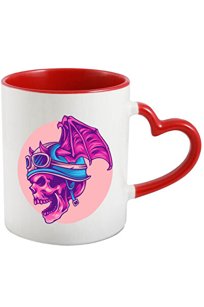 StoryGift Romania Cana Cu Craniu, Aripi, Demon, Liliac, Casca, Ochelari, Mult...