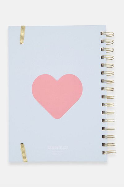 Paperbuzz Better Together Notebook With Pen, Blue Combo