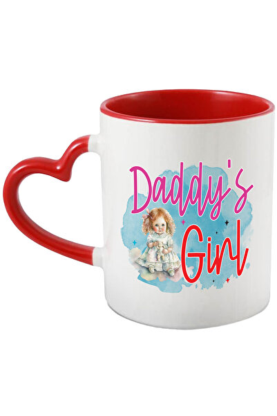 StoryGift Romania Cana cu mesajul "Daddy's girl", ilustratie, pentru copii, f...
