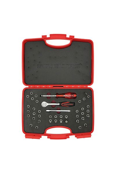 İzeltaş İzeltaş 1/4'' Bit End Socket Set 42 Pieces