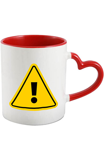 StoryGift Romania Cana Cu Semn, Atentionare, Triunghi, Multicolor 330 ml, Cer...