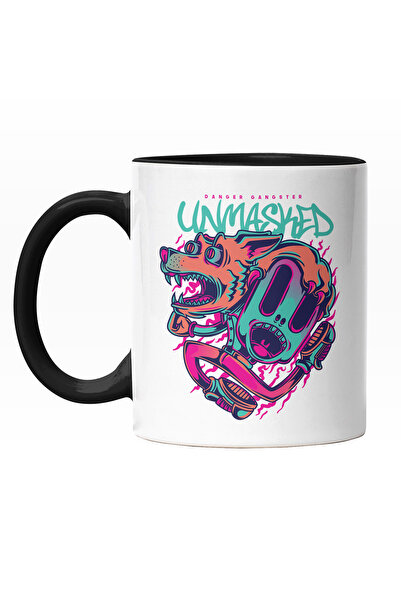 StoryGift Romania Cana Cu Caine Portocaliu Si Masca In Flacari, Text In Engle...