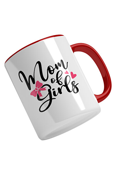 StoryGift Romania Cana Cu Text Mom Of Girls, Mama De Fete, Cea Mai Buna Mama,...