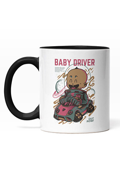 StoryGift Romania Cana Cu Bebelus In costum De Astronaut Conducand Masina Mic...