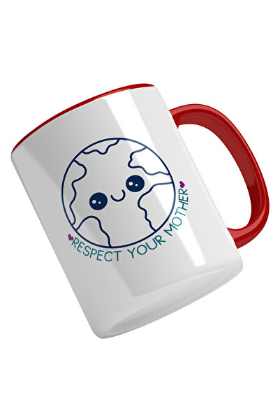 StoryGift Romania Cana Cu Text In Engleza Respect Your Mother, Planeta Pamant...