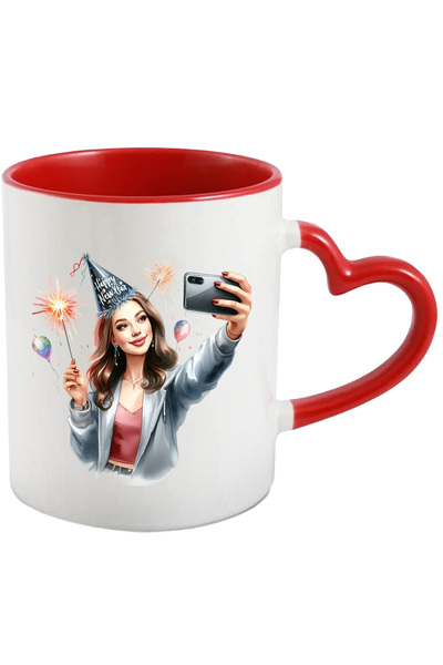 StoryGift Romania Cana cu o fata frumoasa care isi face un selfie | telefon |...