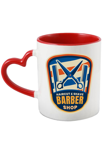 StoryGift Romania Cana Cu Mesaj In Engleza Haircut & Shave Barber Shop, Frize...