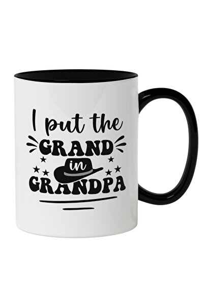 StoryGift Romania Cana Cu Text In Engleza I Put The Grand In Grandpa, Palarie...