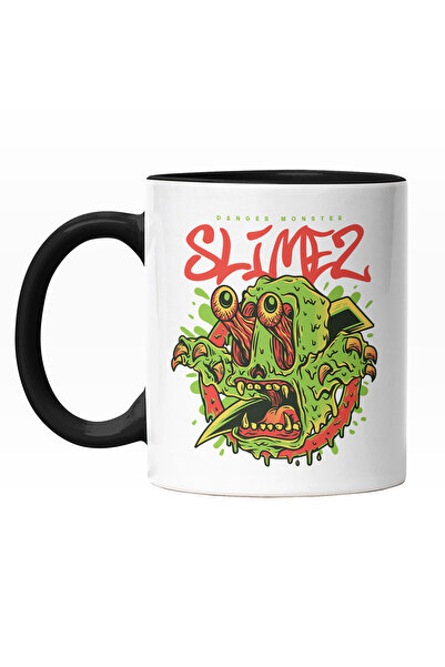 StoryGift Romania Cana Cu Slime Verde Infricosator Cu Ochii Iesiti Si Colti A...