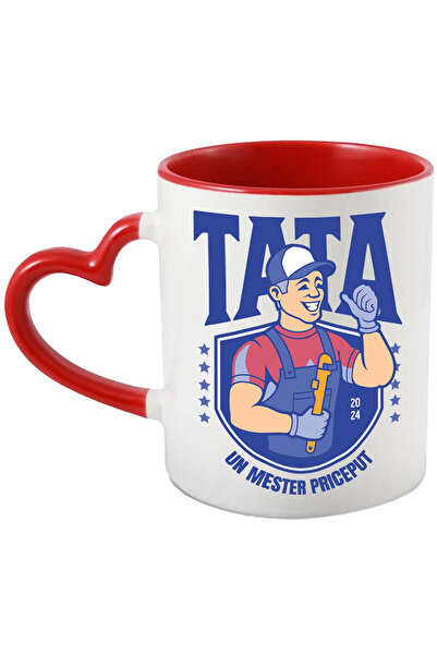 StoryGift Romania Cana cel mai bun Tata-mester familie, daddy, 330ml, Ceramic...
