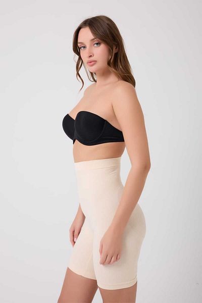 BELLİZZİ Women's Laser Cut Silicone Shorts Corset 1007