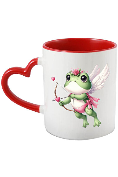 StoryGift Romania Cana cu o broscuta Cupidon | ilustratie | inimioare | trage...