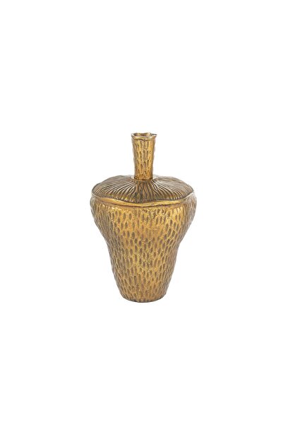 Mikasa Moor Antik Gold Küp Kapaklı Vazo 25x40cm
