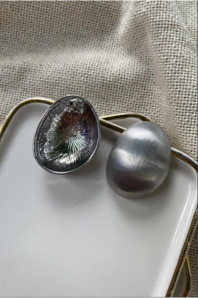 DEMOKAN Vip Series Matte Plate Conch Imported Earrings - Women's Special Design