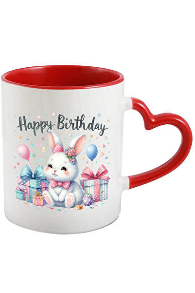 StoryGift Romania Cana cu o iepuroaica vesela care a primit multe cadouri | l...